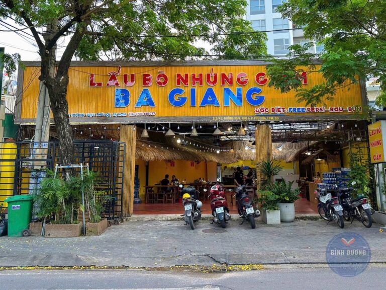 Bò Nhúng Giấm Ba Giang